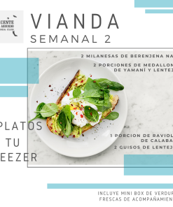 Vianda Semanal 2 - Siete platos en tu freezer
